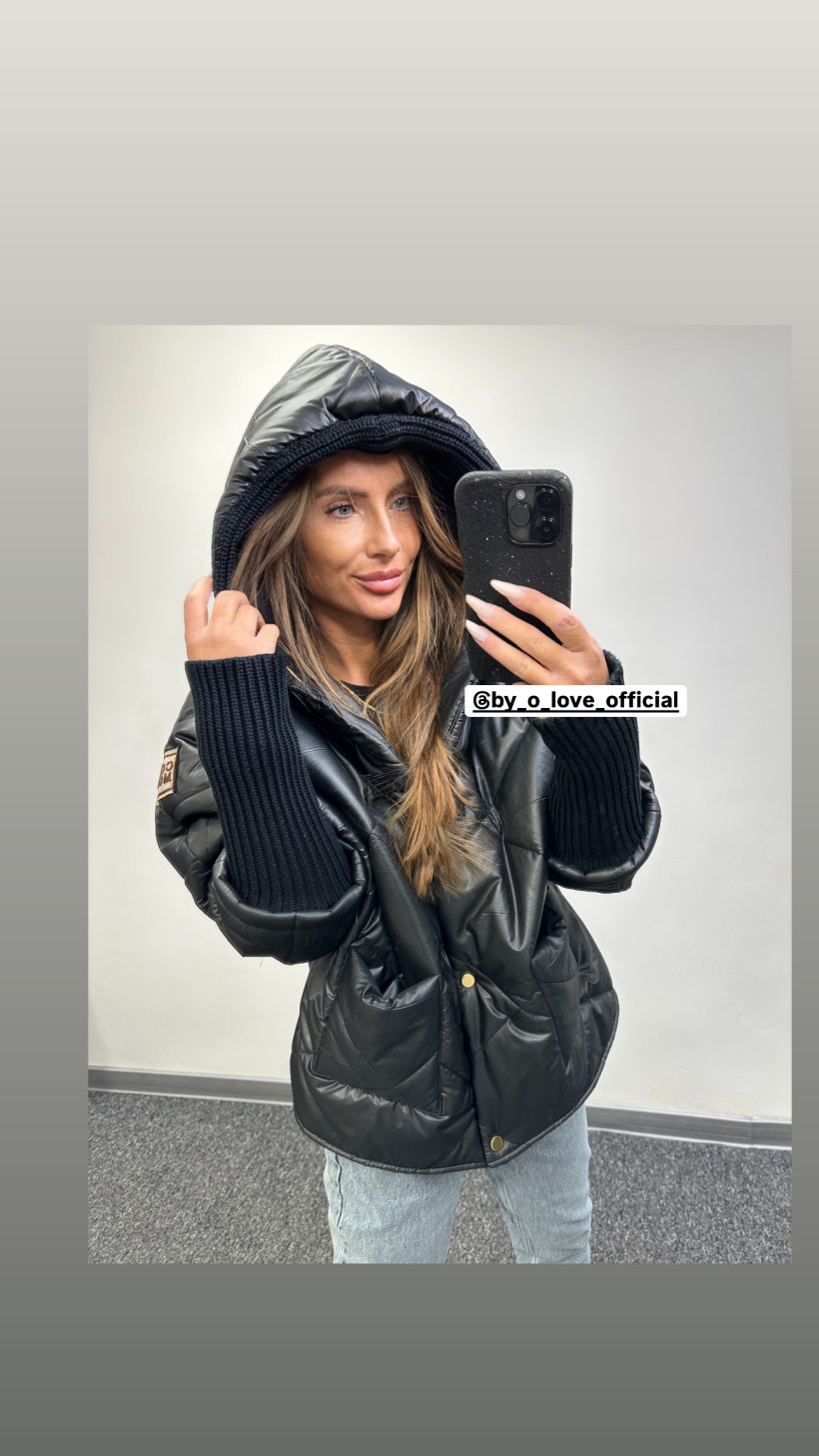 Kurtka czarna nietoperz Coco S