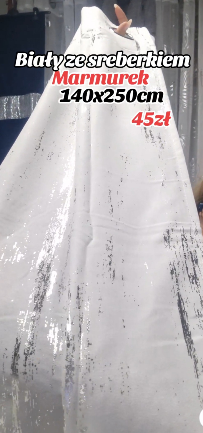 Marmurek bialy sreberko