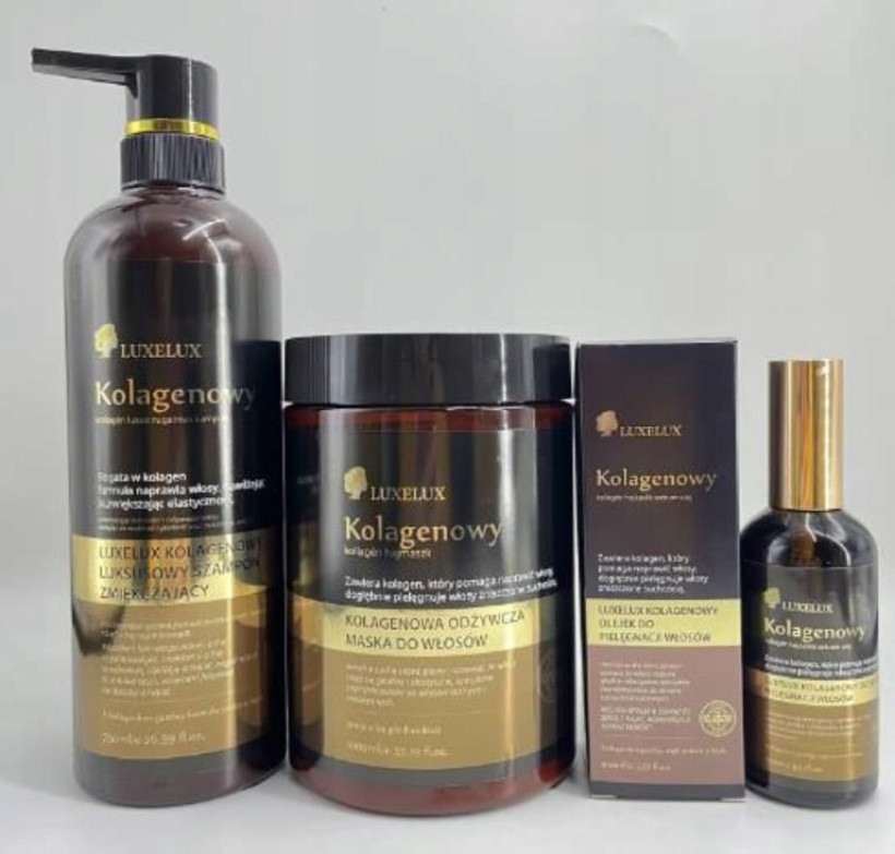 LUXELUX KOLAGENOWA ODŻYWKA MASKA DO WŁOSÓW 1000 ML