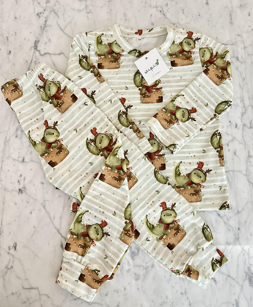 Komplet podusia+kołderka Świąteczne dinusie od Wipi