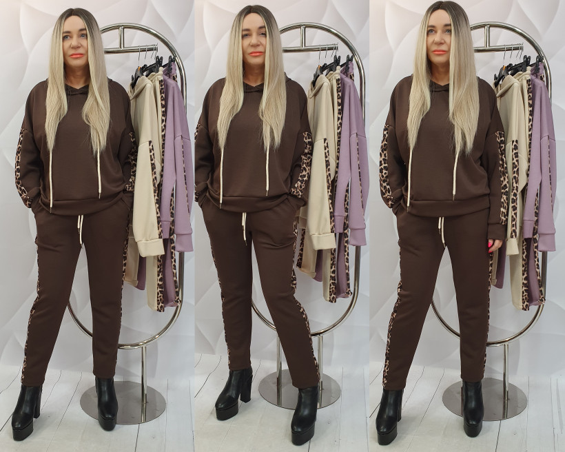 KOMPLET ELEXIS 7117/6563 RB22 PANTERKOWY LAMPAS