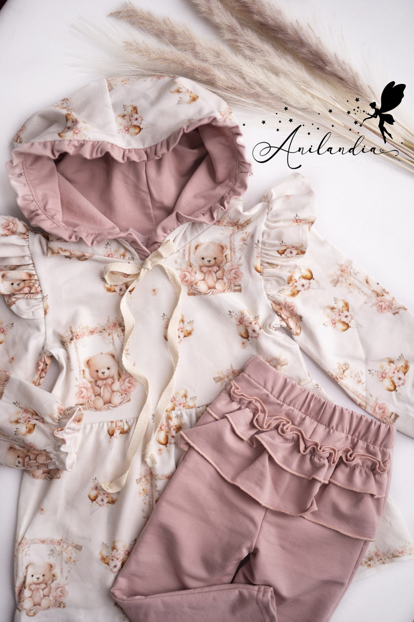 Tunika z kapturem Teddy Bear Zula