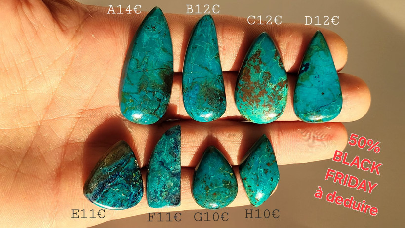 Cabochon Chrysocolle 