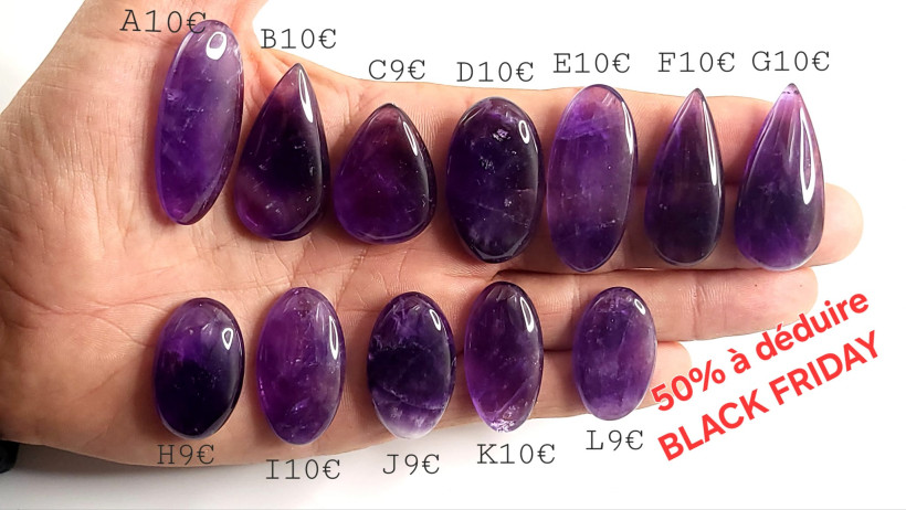 cabochon  amethyste