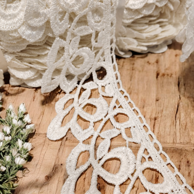 Gipiura 8cm x 18,5m kremowa 8G0542C