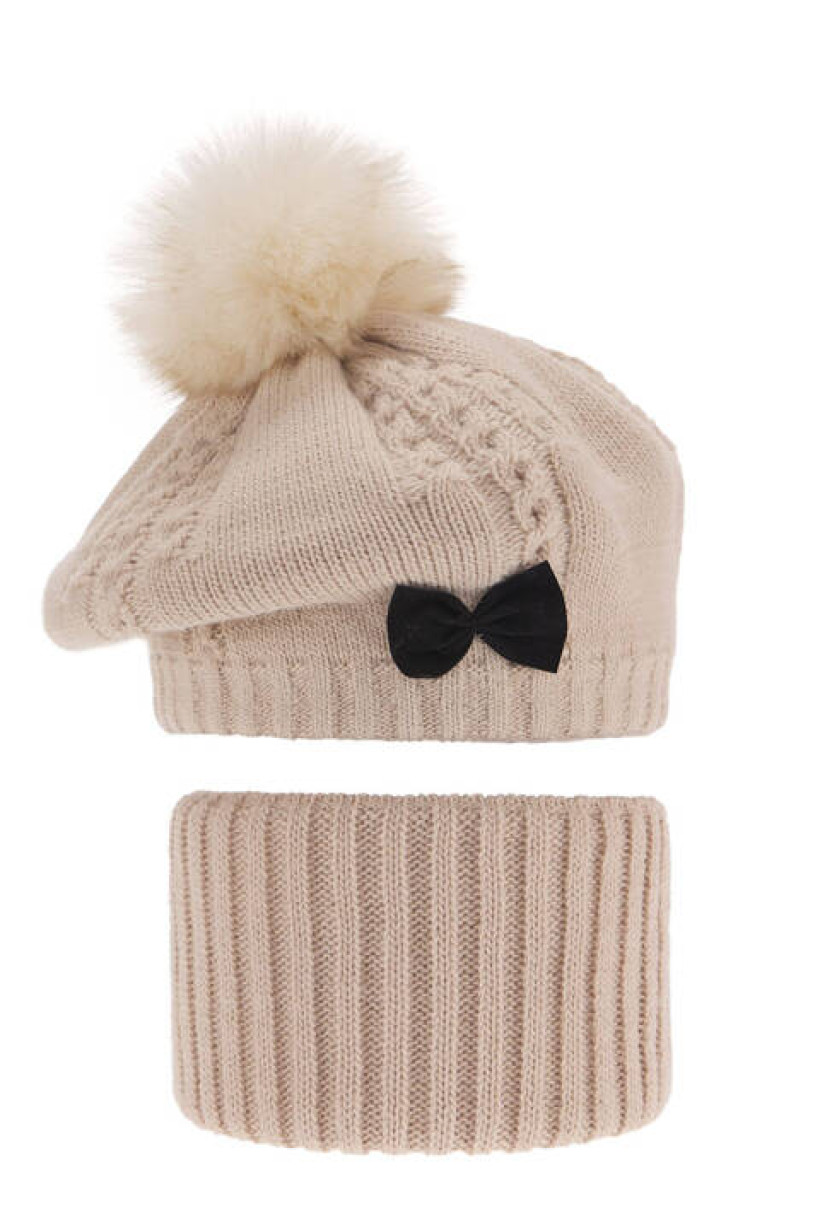 Komplet beret + komin amora