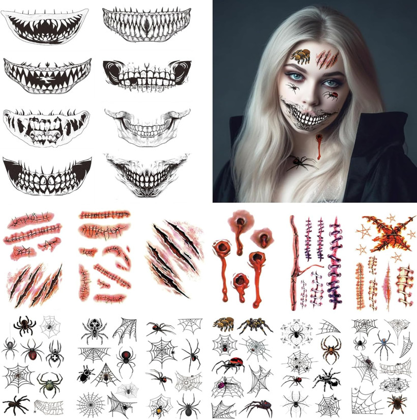 H15 Tatuaże Halloweenowe