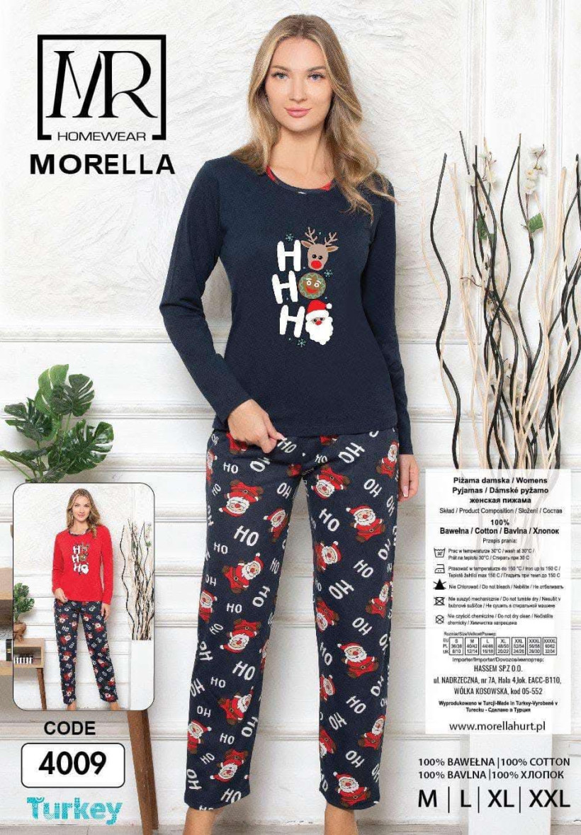 Pidżama damska świateczna czerwona