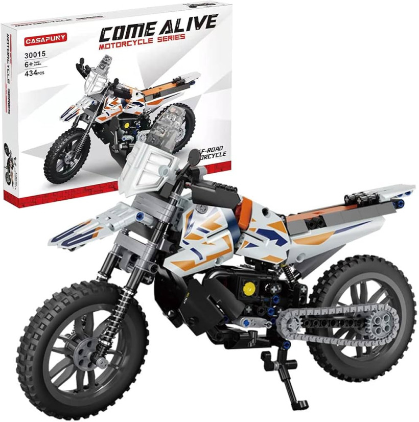 Klocki COME ALIVE  zabawka motocyklowa z klocków, kompatybilna z Lego Technic, zestaw modelarski motocykla