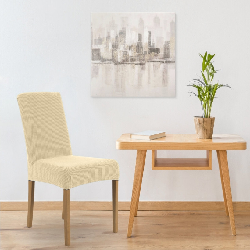 Pokrowiec na krzesło krem