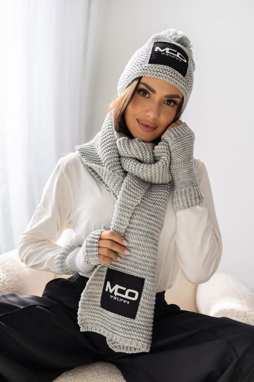 Komplet: czapka, szal, rękawiczki Miss City Official