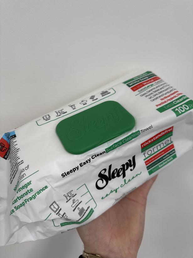 Sleepy - extra čistenie (zelené) vlhčené utierky - 100 kusov