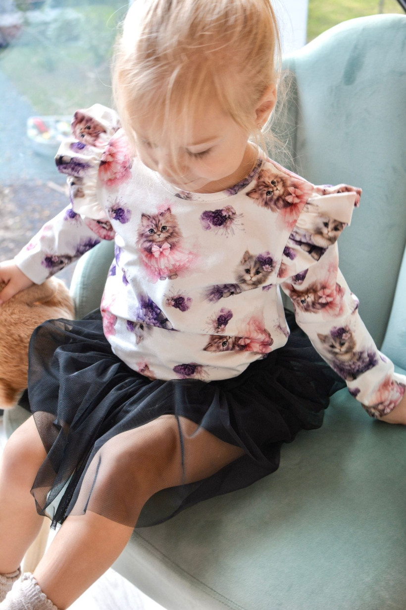 Bluzeczka kotki w tiulach od Chrisma