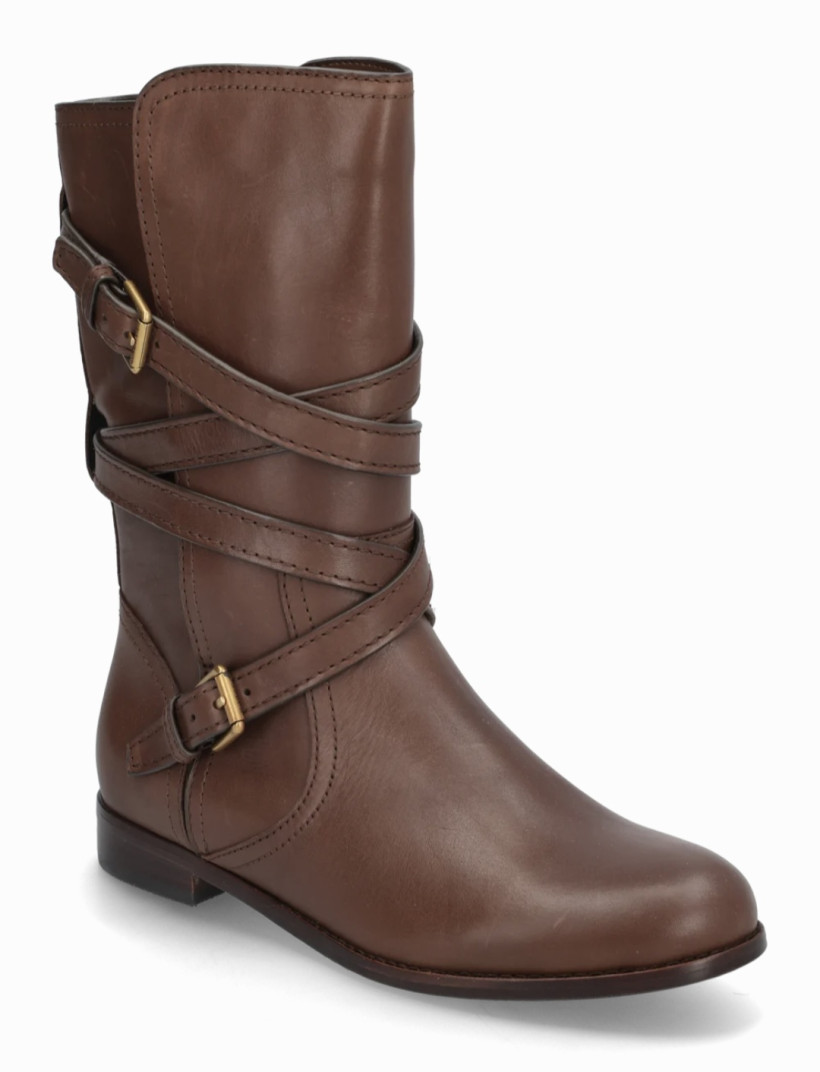 C63 Ralph Lauren Brązowe botki r.43