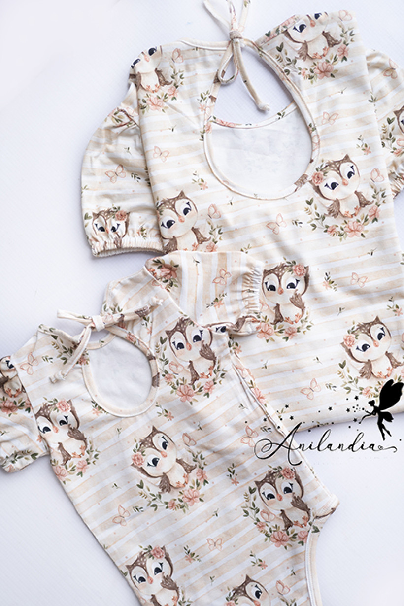 Bluzeczka Mama sówki kr. rękaw Haydi