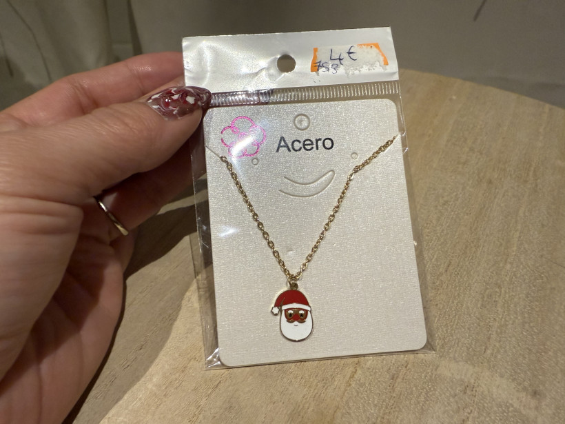 collier enfant noël