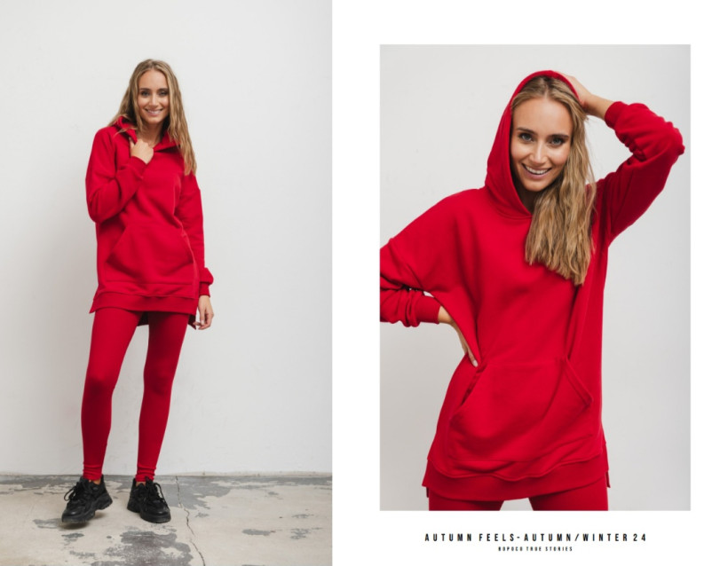 LEGINSY PRĄŻEK CZERWONE BOPOCO