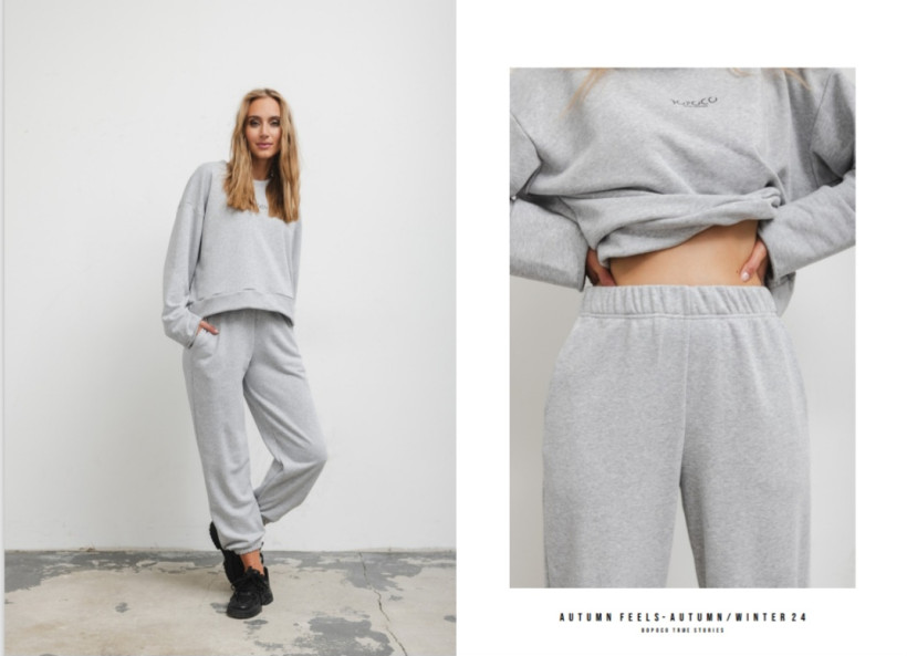 BLUZA SZARA BOPOCO ONE SIZE