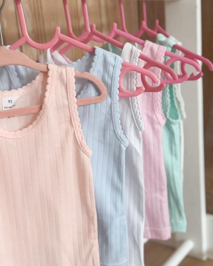 Podkoszulka 100% bawełna róż