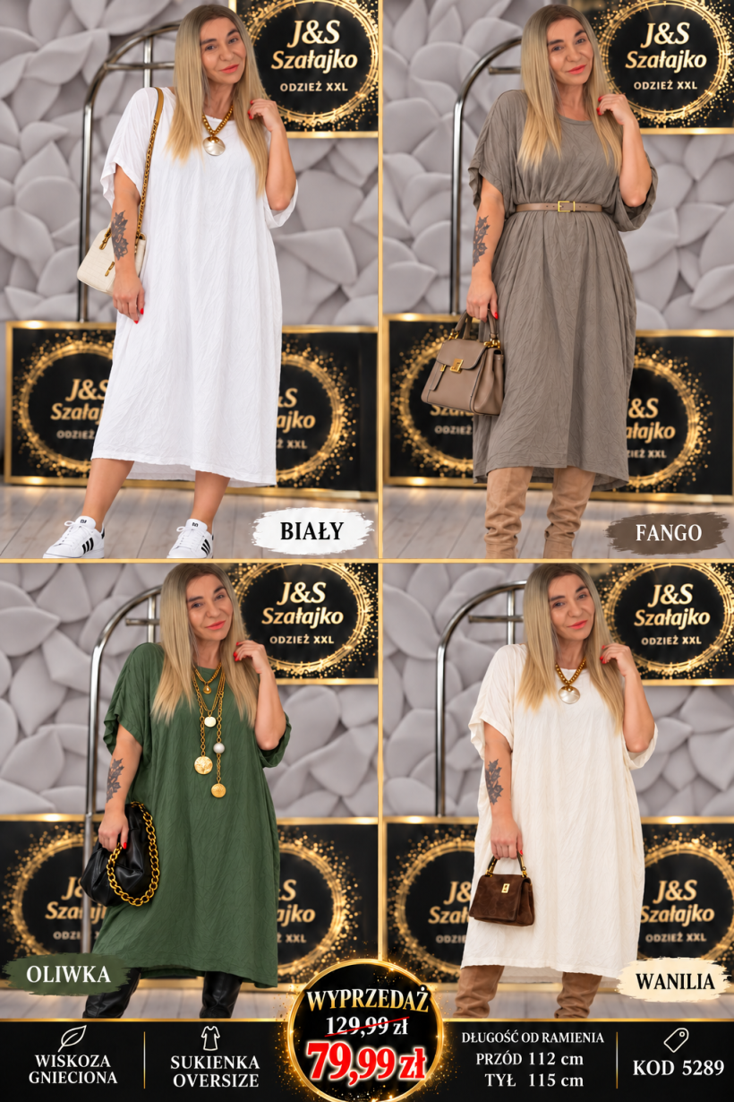 SUKIENKA ODALIS 5289 RB8 ACQUA LIMONE %PRZECENA