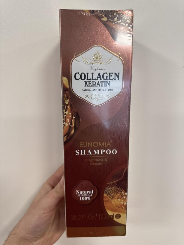 EUNOMIA šampón (hnedý) - kolagén, keratín - 1000 ml 