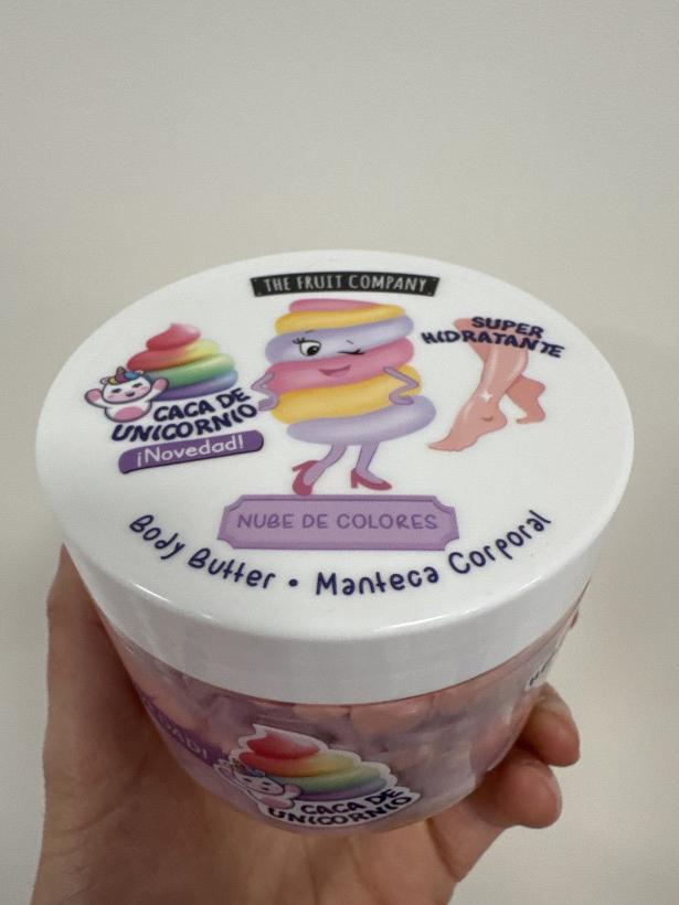 Šľahané telové maslo - UNICORN - farebný oblak (nube de colores) - 250 g