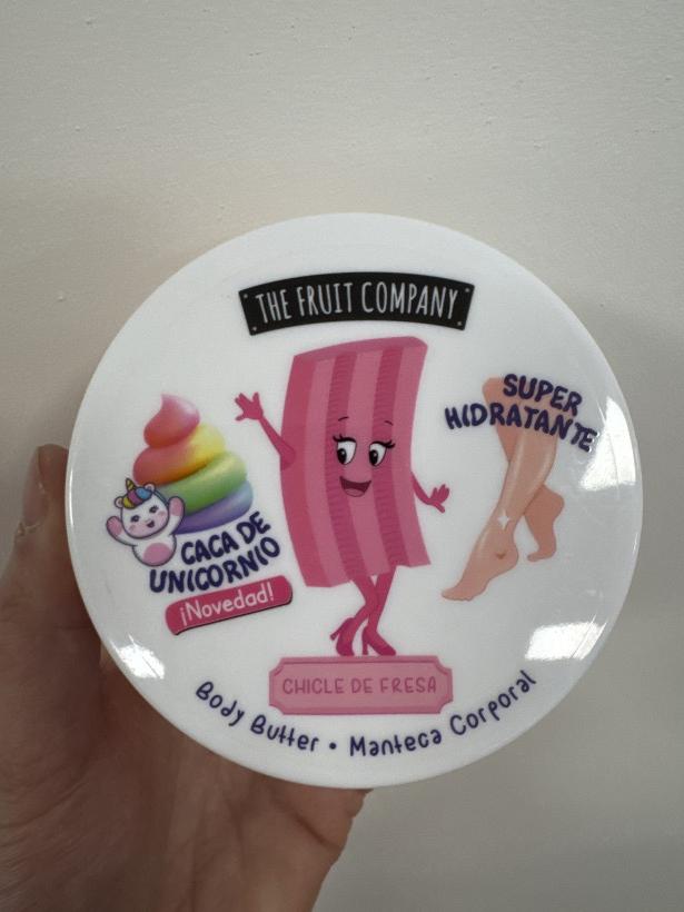 Šľahané telové maslo - UNICORN - jahodová žuvačka (chicle de fresa) - 250 g