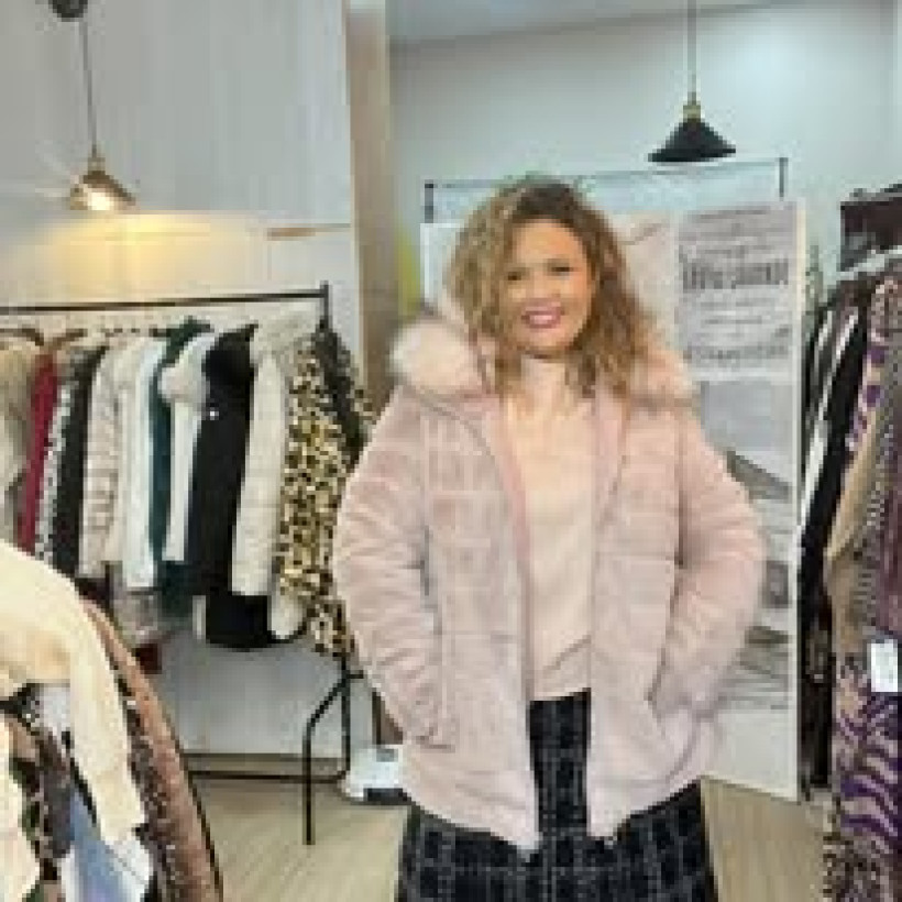 Parka Rosa reversivel