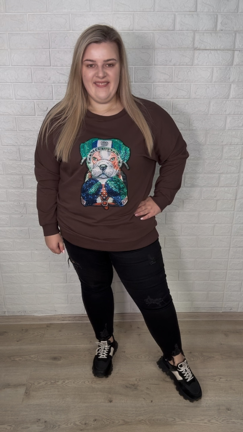 bluza piesek błysk