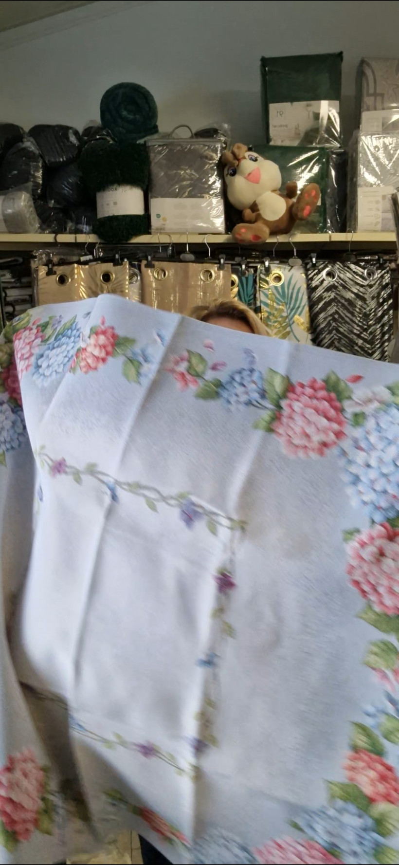 Obrus gobelina Hortensja 100x100cm