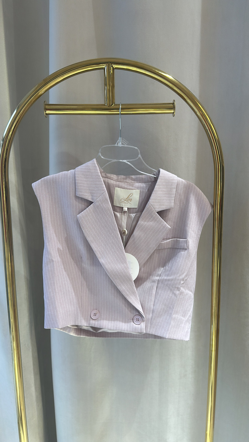 LM KAMIZELKA PUDROWY RÓŻ