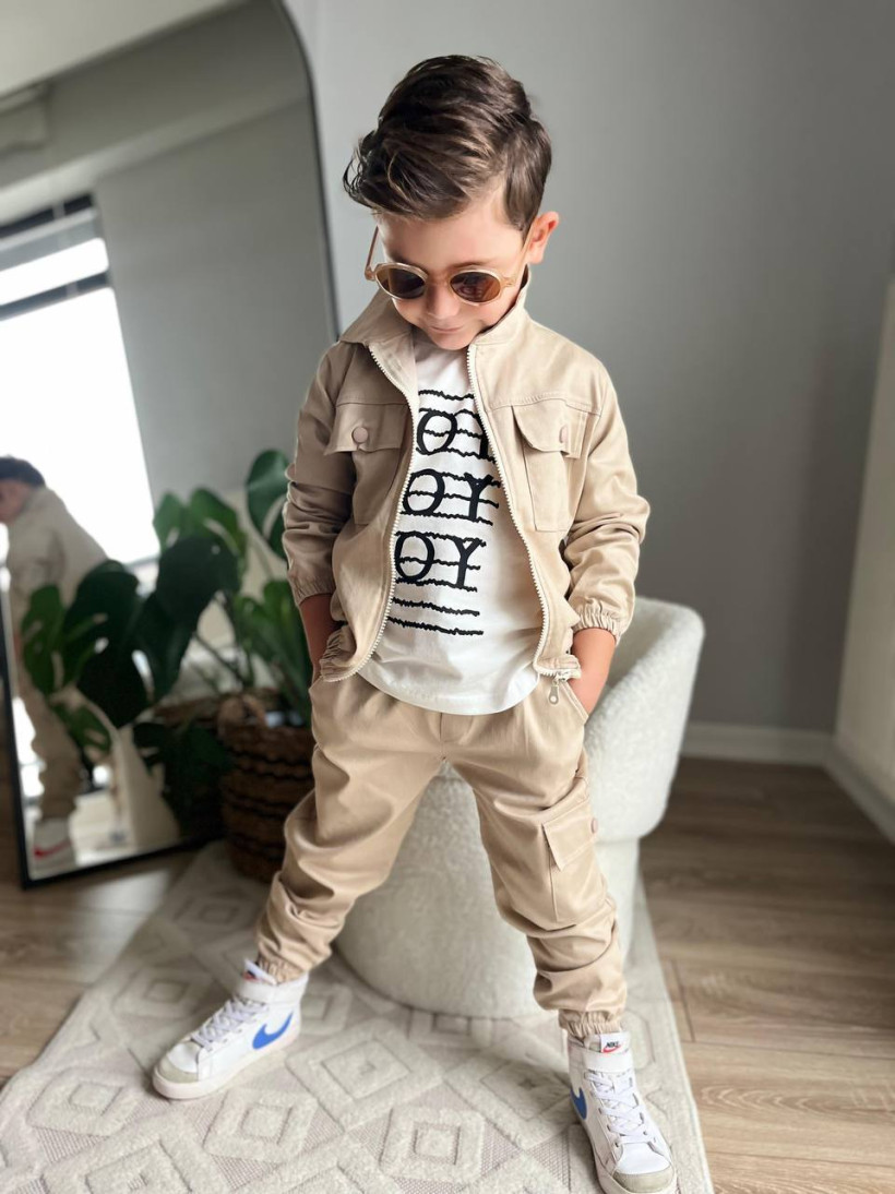 Komplet BoyBoy jeans - beż