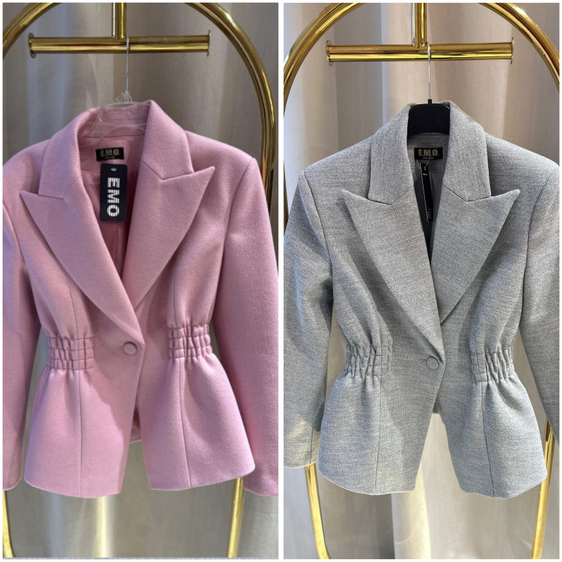 EM ŻAKIET TALIOWANY JEDEN GUZIK KOLORY