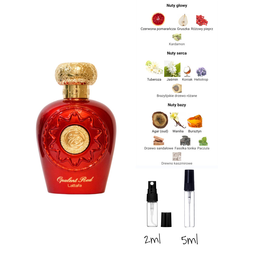 Lattafa Opulent Red 2ml/5ml