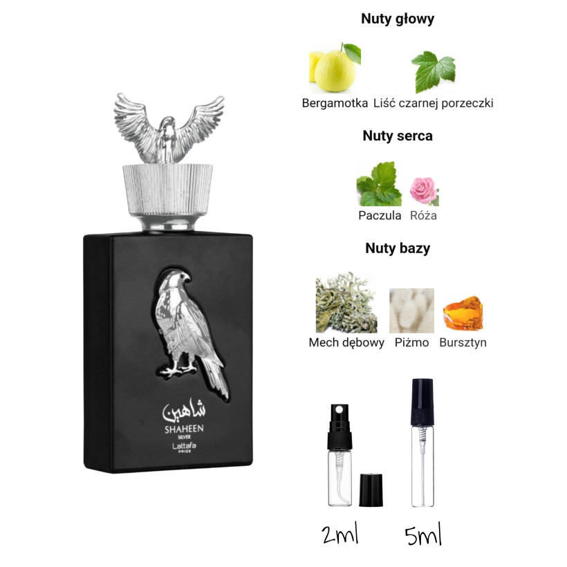 Lattafa Pride Shaheen Silver 2ml/5ml