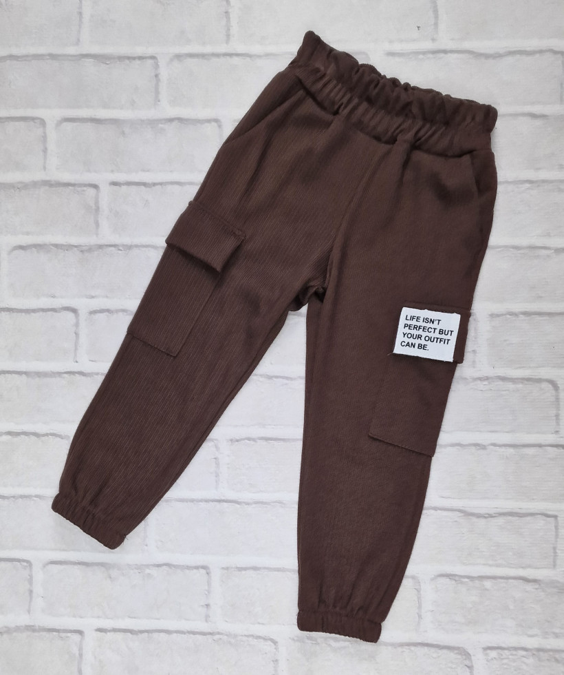 Spodnie bojówki naszywka