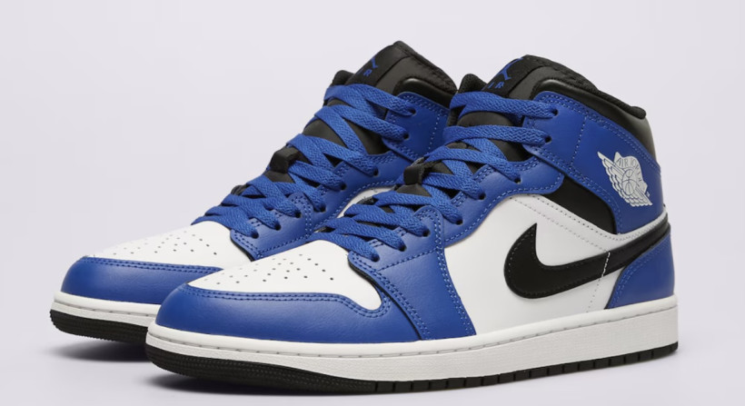 Buty Air Jordan 1 biało-niebieskie  45
