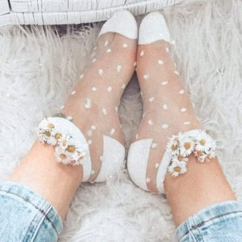 Skarpetki transparentne