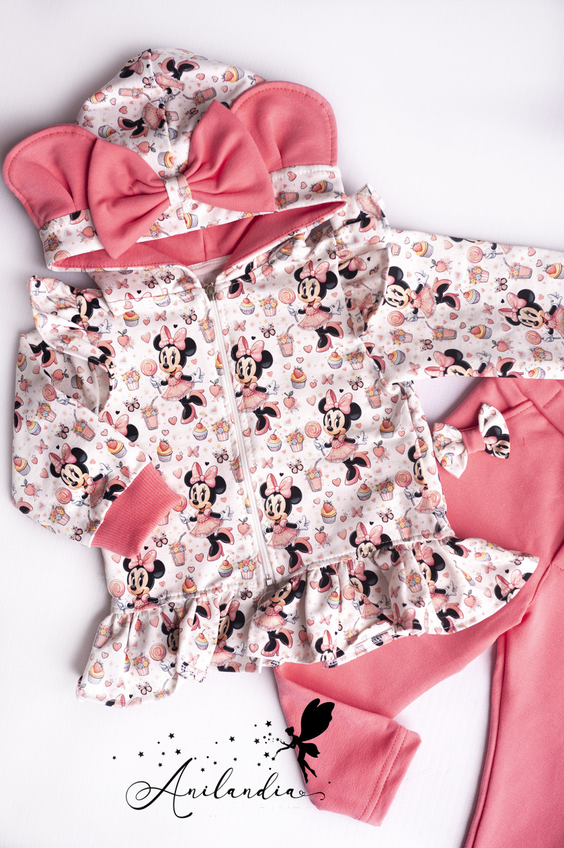 Dres Minnie z kokardkami
