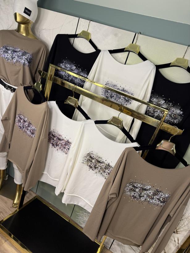 Bluzeczka bawełniana Agnes kratka Minouu