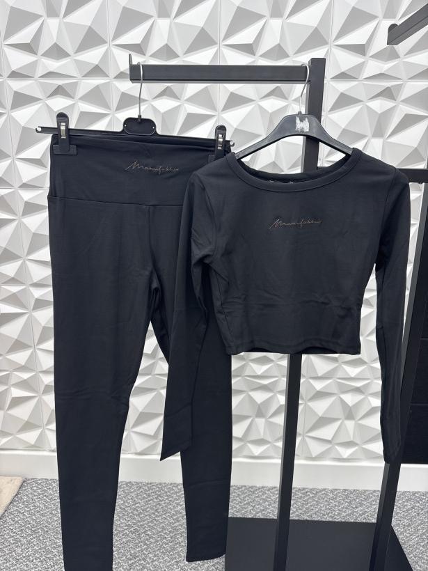 Komplet Manufaktur Fame Fashion czarny