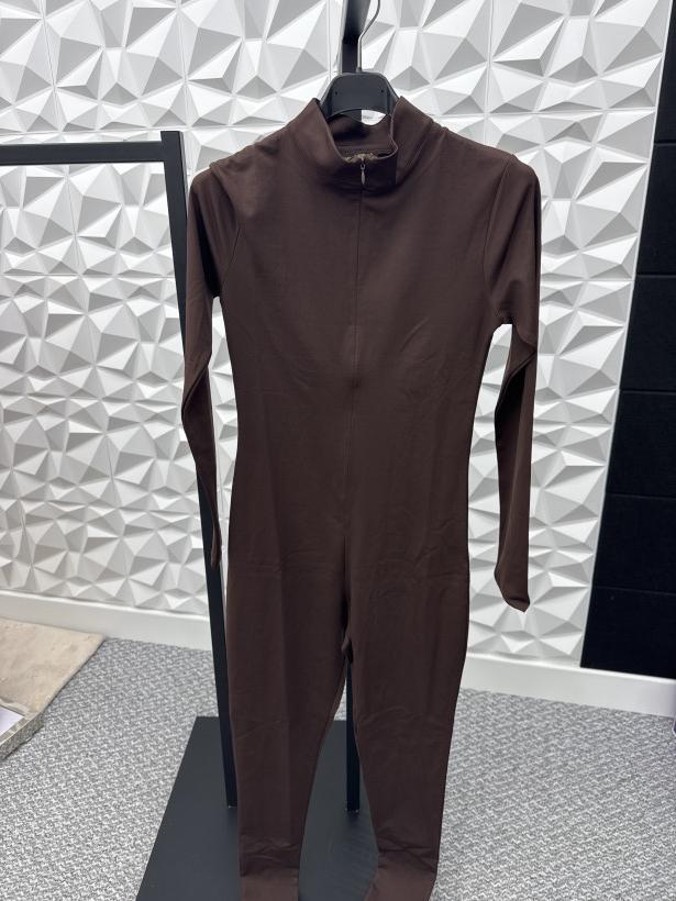 Kombinezon brąz wyszczuplający