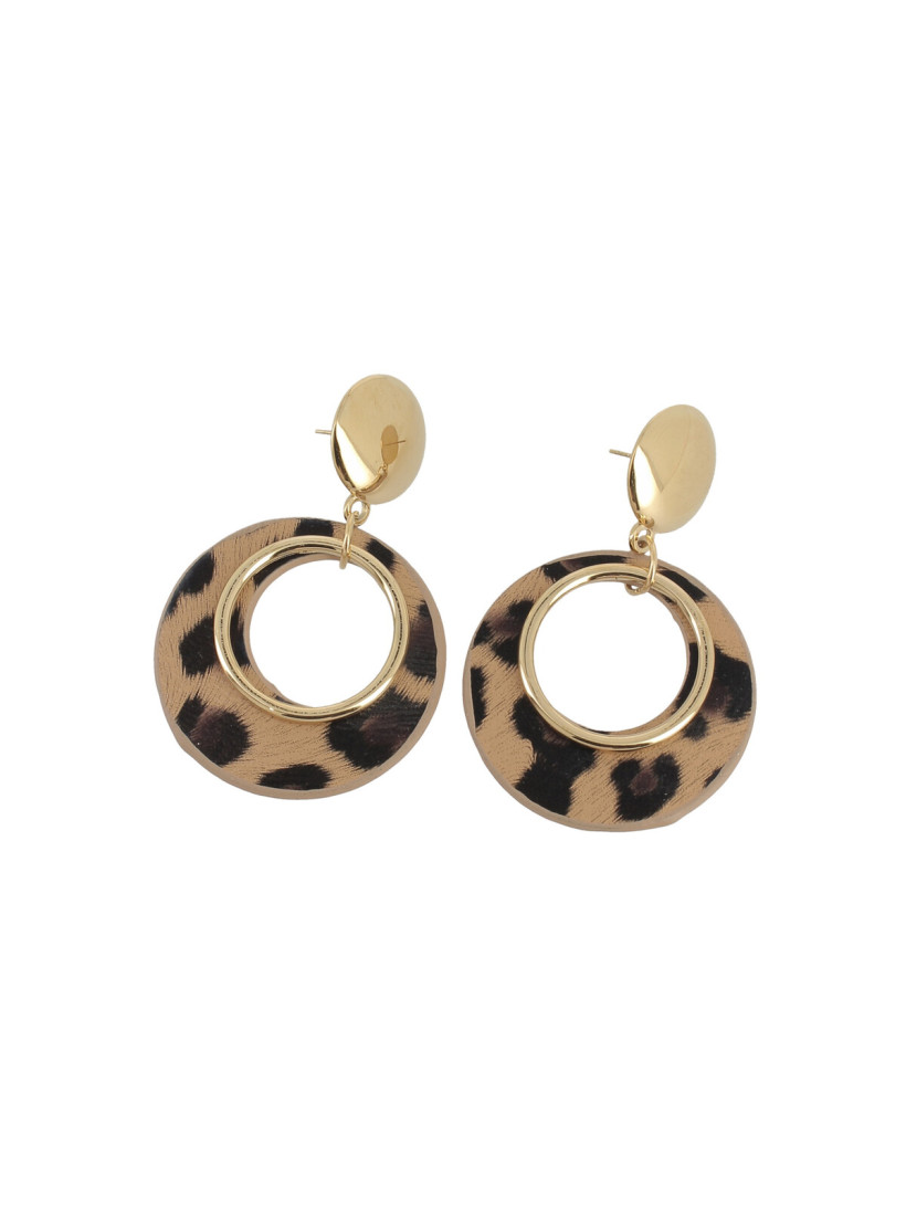 BOUCLES D OREILLE ACIER LEO