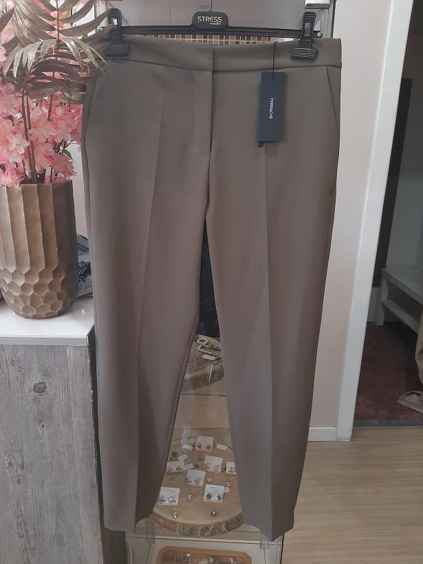 Calças de tecido cinzentas