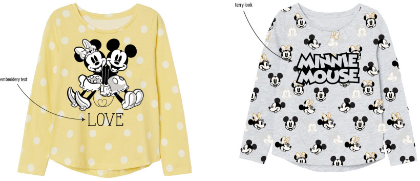 T-SHIRT DZIEWCZĘCY MININIE MOUSE SZARA