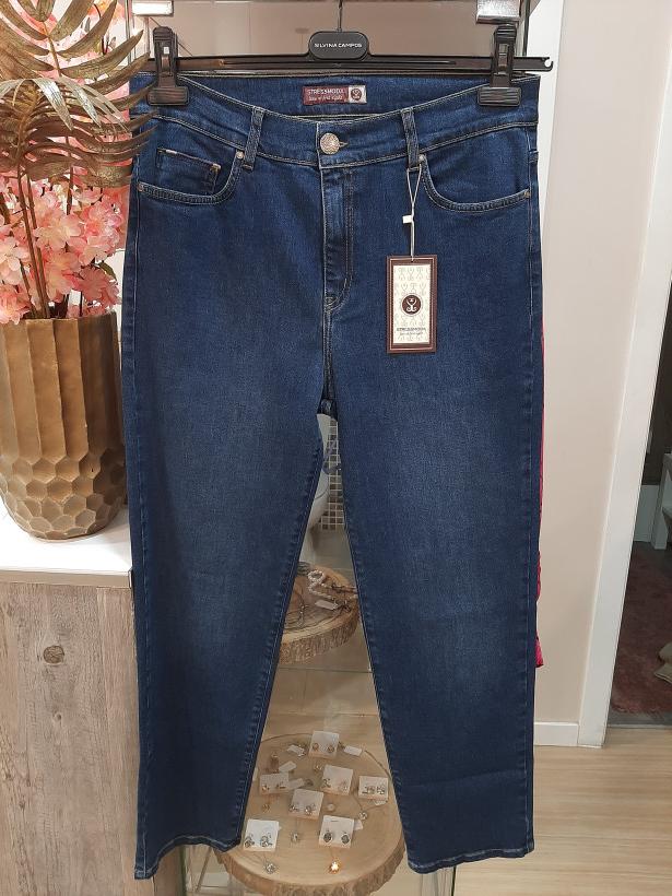 Calças de ganga simples