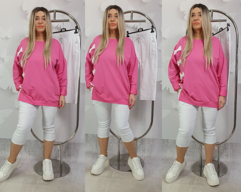 Spodnie TELISHA 1260 RN21 BIAŁE %PRZECENA