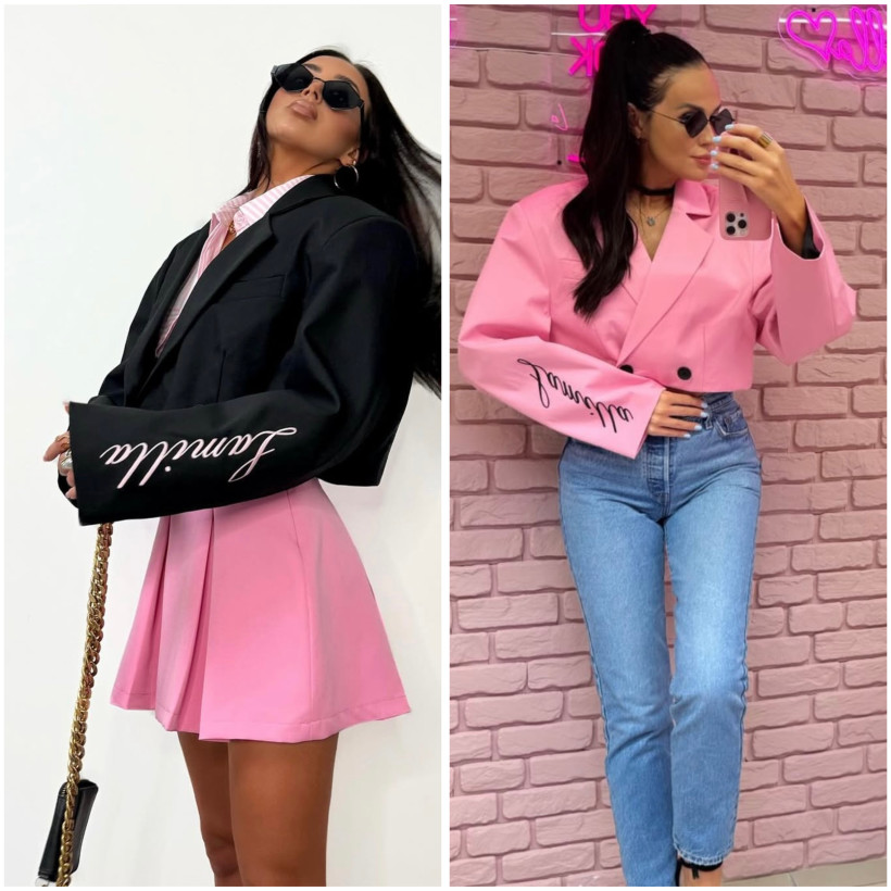 LA MILLA MARYNARKA KRÓTKA NAPIS