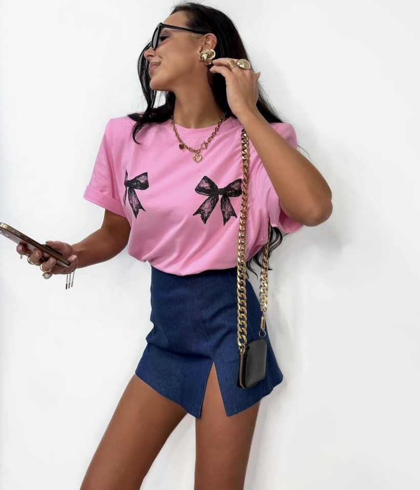 LA MILLA SPÓDNICO SPODENKI JEANS MATERIAŁ