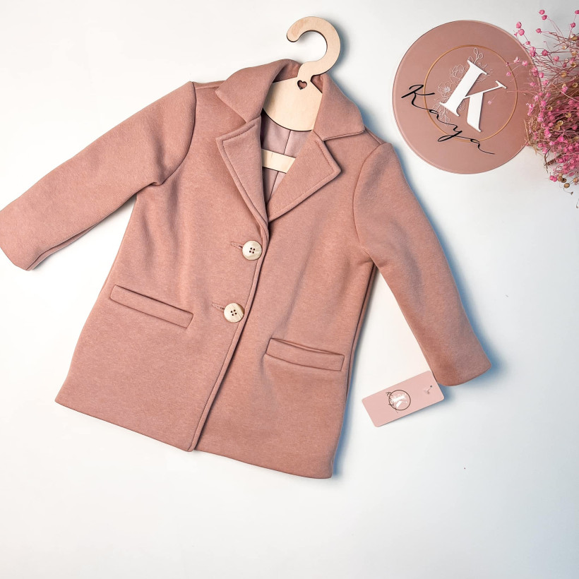 Płaszczyk brudny róż Kaya